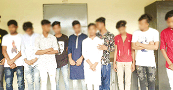 'কিশোর গ্যাংয়ের' ১৭ সদস্য সংশোধনাগারে