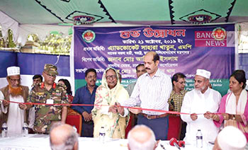 উত্তরায় ১৮ কোটি টাকার সড়ক উন্নয়ন কাজের উদ্বোধন