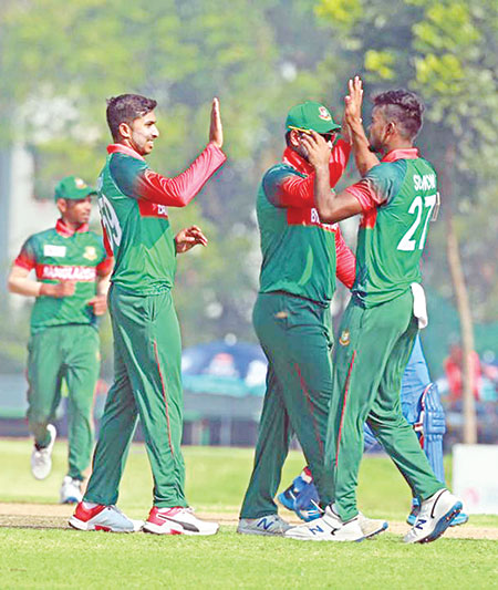 ভারতের বিপক্ষে বাংলাদেশের দাপুটে জয়