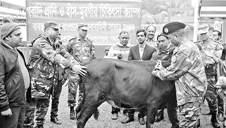 সেনাবাহিনীর বিনামূল্যে ভেটেরিনারি ক্যাম্পেইন