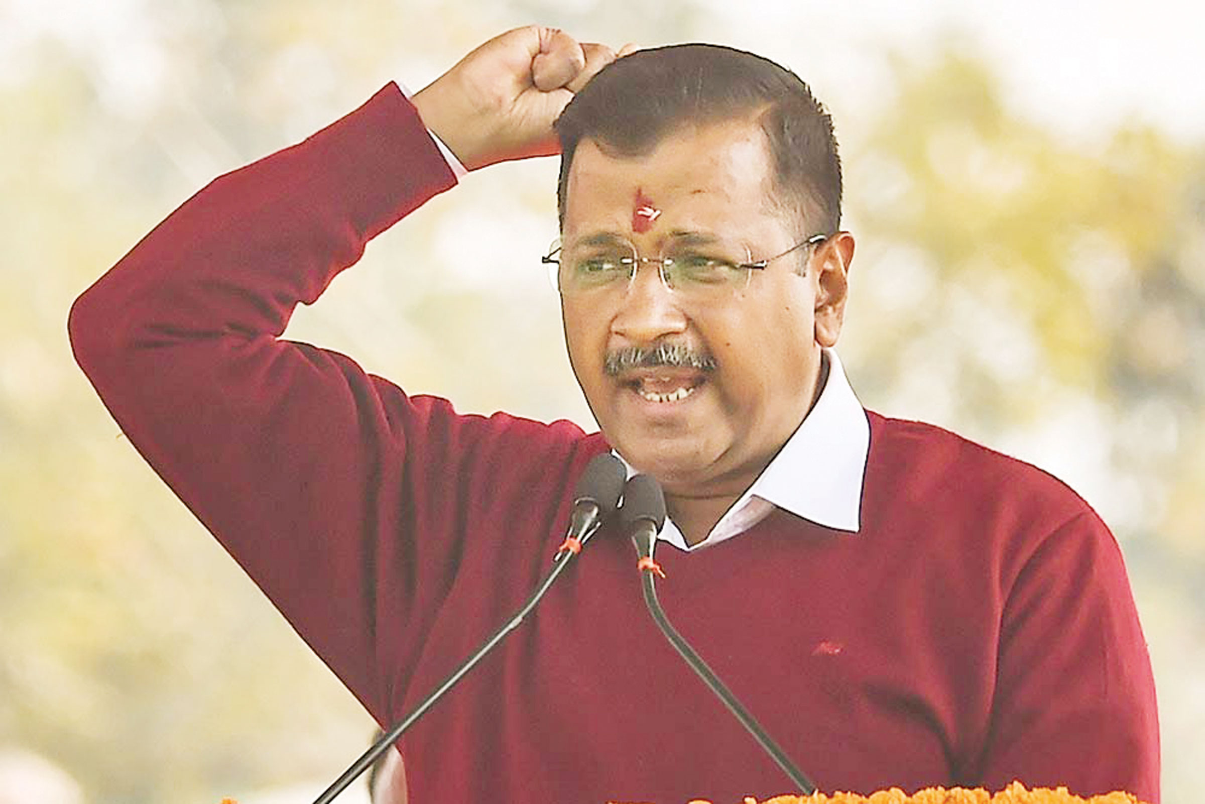 দিলিস্নর মুখ্যমন্ত্রী হিসেবে শপথ নিলেন কেজরিওয়াল