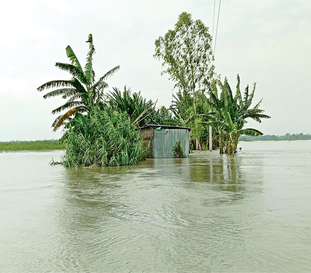 বন্যা পরিস্থিতির উন্নতি