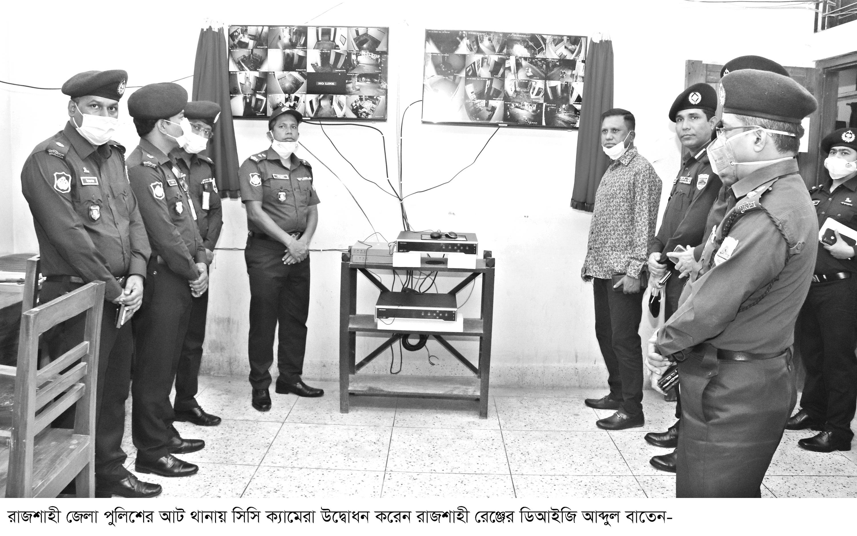 রাজশাহীর ৮ থানায় সিসি ক্যামেরা স্থাপন