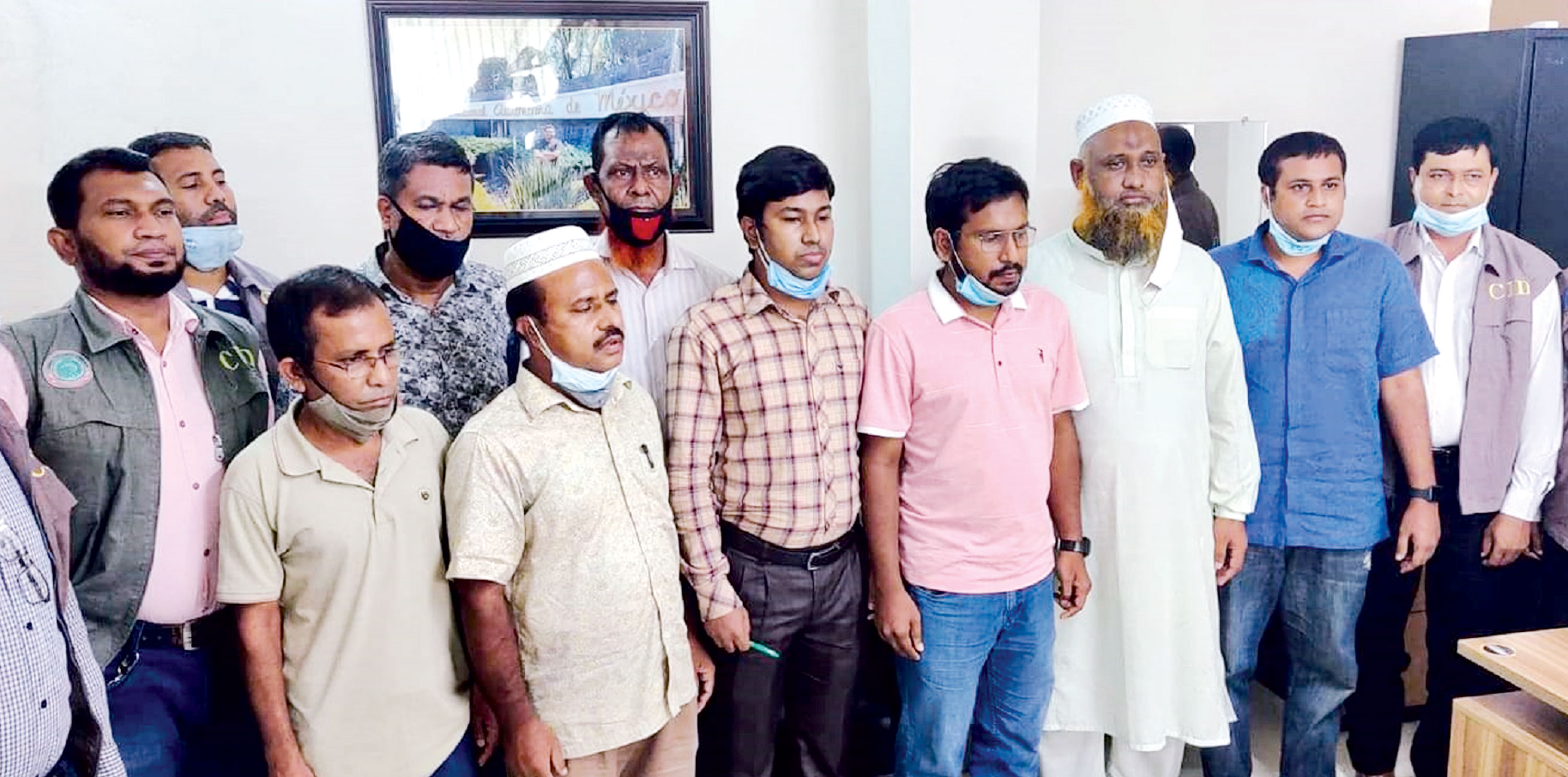 মসজিদে বিস্ফোরণ :তিতাসের চার প্রকৌশলীসহ গ্রেপ্তার ৮