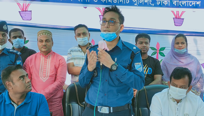 সাভারে জনসচেতনতা মুলক বিট পুলিশিং সভা
