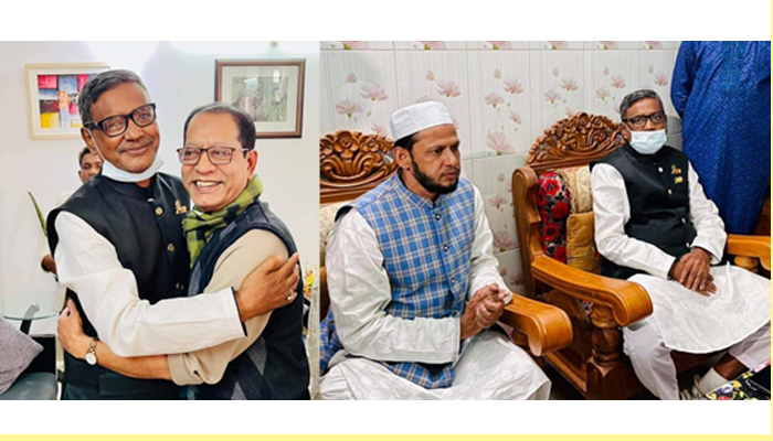 জয়ী হওয়ার পরদিনই বিএনপি-জামায়াত প্রার্থীদের বাসায় মিষ্টি নিয়ে গেলেন কাদের মির্জা