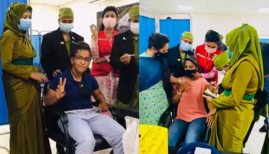 এবার টিকা নিলেন টাইগ্রেসরা