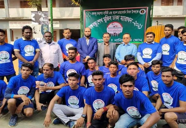 না‌নিয়াচরে বঙ্গবন্ধু ম‌্যারাথন প্রতিযো‌গিতা অনুষ্ঠিত