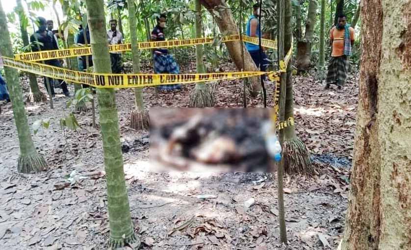 ভোলায় মস্তকবিহীন অগ্নিদগ্ধ অজ্ঞাত  দুই ব্যক্তির দেহাবশেষ উদ্ধার