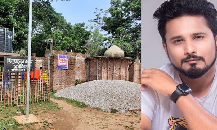 মসজিদ নির্মাণ করছেন গায়ক ইমরান