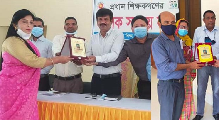 দেশ সেরা সহকারী শিক্ষক মাহমুদা আক্তারকে  শিক্ষা অফিস ও শিক্ষক সমিতি সংবর্ধণা