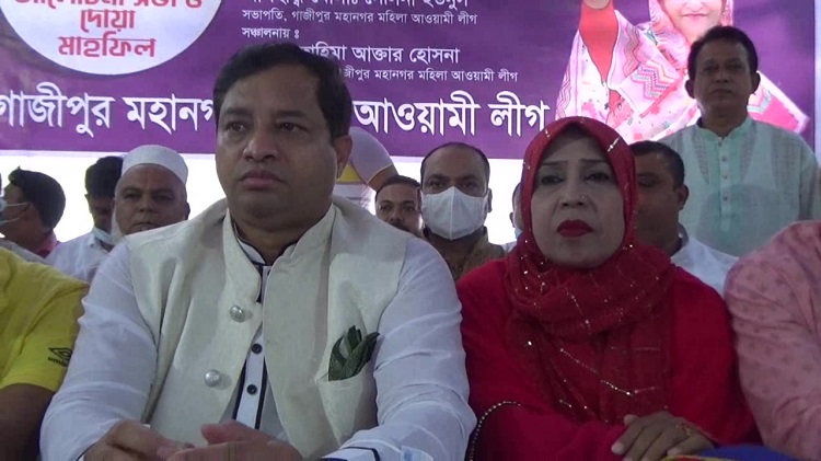 গাজীপুরে প্রধানমন্ত্রী শেখ হাসিনার জন্মদিন পালন
