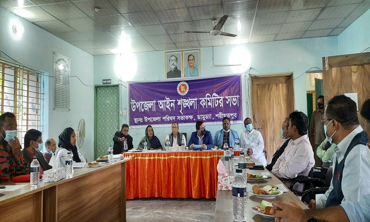 ডামুড্যা উপজেলা মাসিক আইন শৃঙ্খলা কমিটির সভা