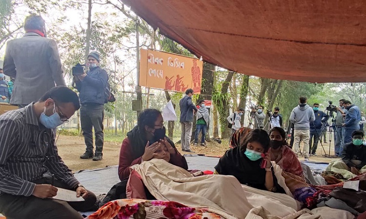 শাবিপ্রবি শিক্ষার্থীদের আমরণ অনশন চলছে, অসুস্থ ২