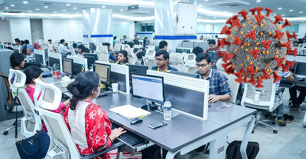 সরকারি-বেসরকারি অফিসে অর্ধেকের বেশি জনবল নয়