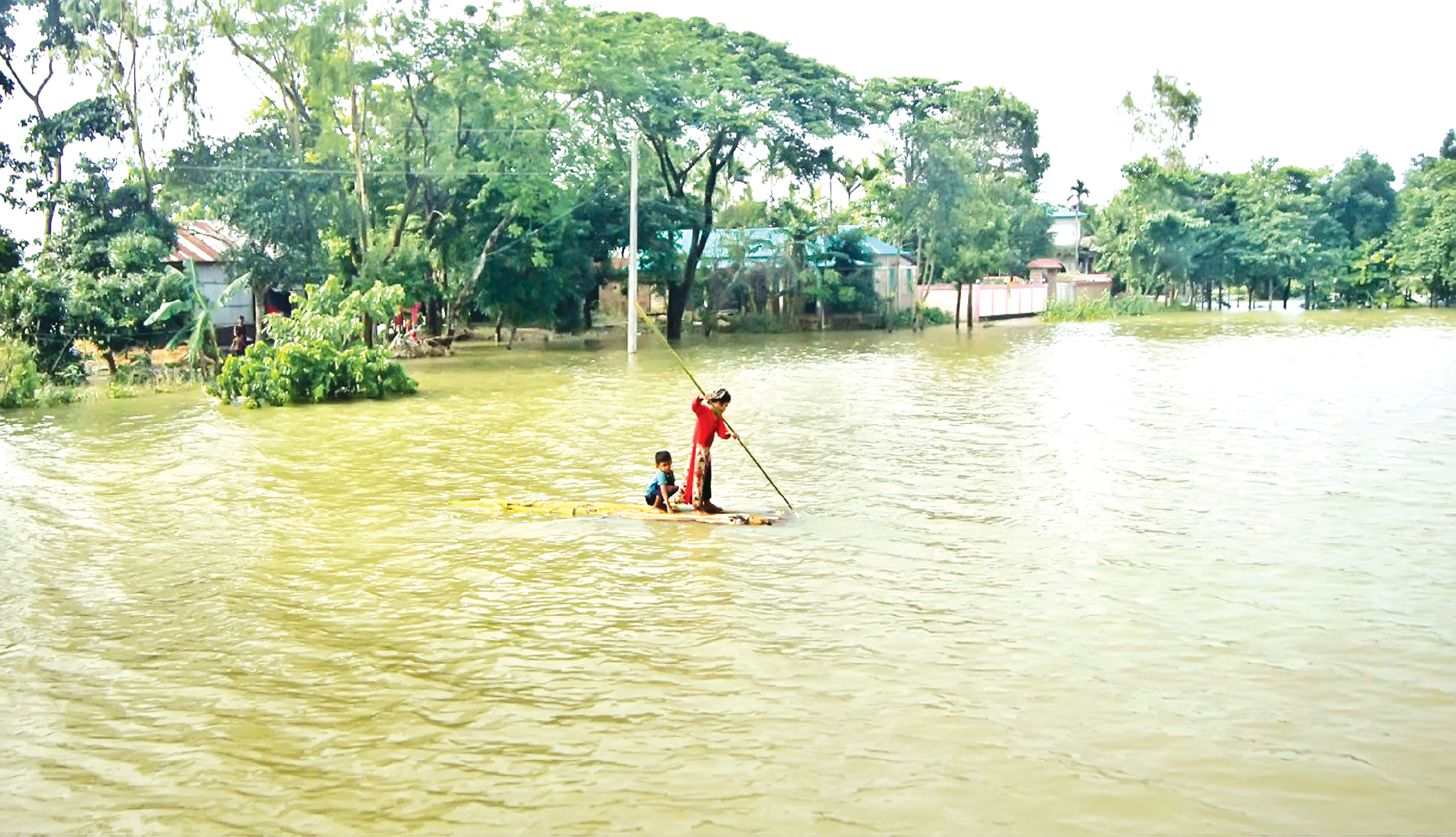 বন্যা পরিস্থিতি :সিলেট নগরীতে উন্নতি, নিম্নাঞ্চলে অবনতি