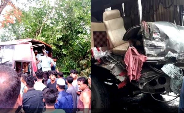​​​​​​​লোহাগাড়ায় বাসের মুখোমুখি সংঘর্ষে আহত ১০