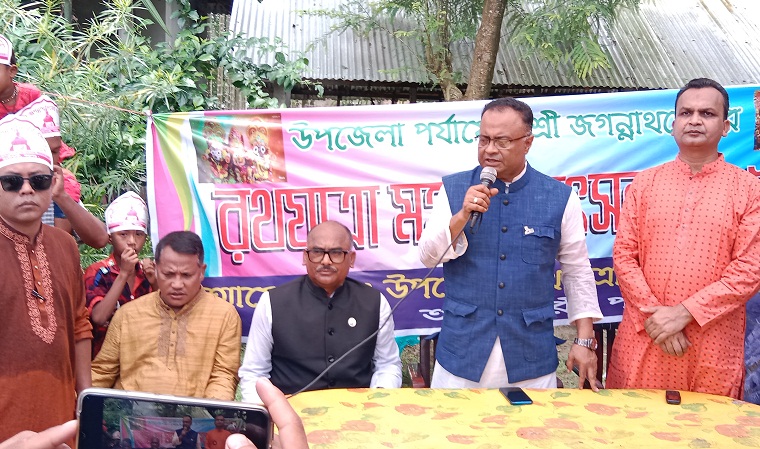 আটোয়ারীতে রথযাত্রায় সনাতন ধর্মাবলম্বীদের মিলনমেলা  