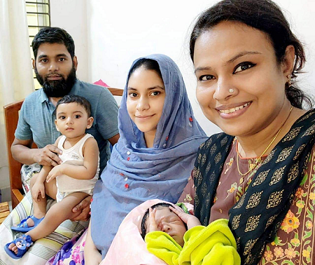 নরমাল ডেলিভারিতে ডাক্তার নাফিসার সাফল্য 