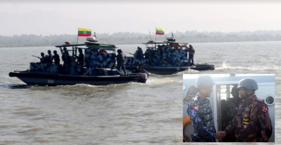 সীমান্তে মাদক চোরাচালান, অপরাধ দমনে নাফনদীতে বিজিবি- বিজিপি'র যৌথ টহল