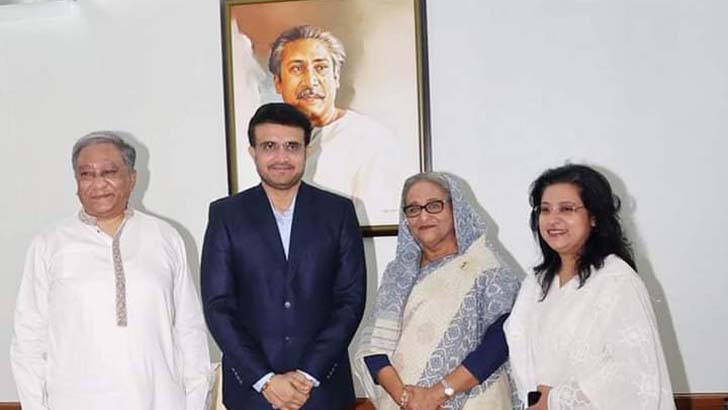 প্রধানমন্ত্রীর সঙ্গে সাক্ষাৎ করলেন গাঙ্গুলী