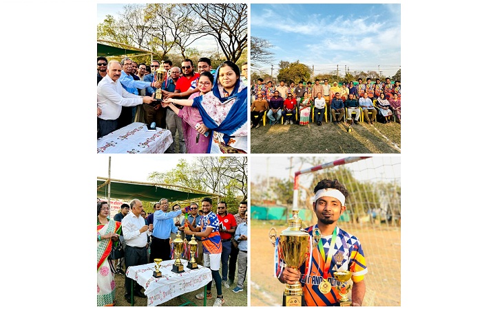 আন্তঃবিভাগ হ্যান্ডবল প্রতিযোগিতায় চ্যাম্পিয়ন সরকার ও রাজনীতি বিভাগ