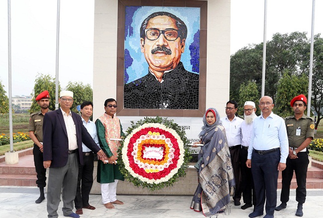 জাতির পিতা বঙ্গবন্ধু শেখ মুজিবুর রহমানের জন্মদিন ও জাতীয় শিশু দিবস পালন