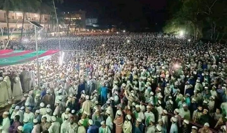 জৈন্তাপুরে শায়খুল হাদীস ইউসুফ শ্যামপুরীর হুজুরের দাফন সম্পন্ন