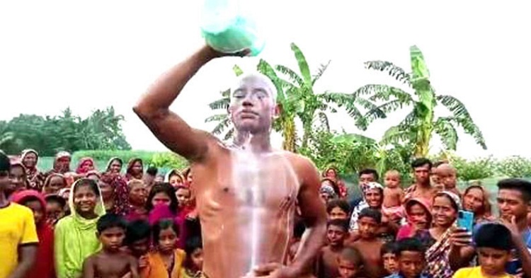 প্রেমে ছ্যাকা, মাথা ন্যাড়া, দুধ দিয়ে গোসল