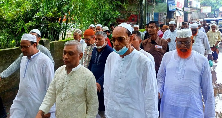 ভাউকসার কেন্দ্রীয় জামে মসজিদ'র সৌন্দর্য বৃদ্ধিতে সহযোগিতা