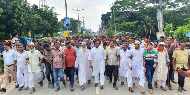এক দফার আন্দোলনে সক্রিয় বিএনপি নেতা এস,এ জিন্নাহ কবির