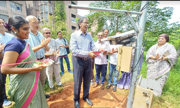 জাবির ভূতাত্ত্বিক বিজ্ঞান বিভাগে আবহাওয়া স্টেশন স্থাপন