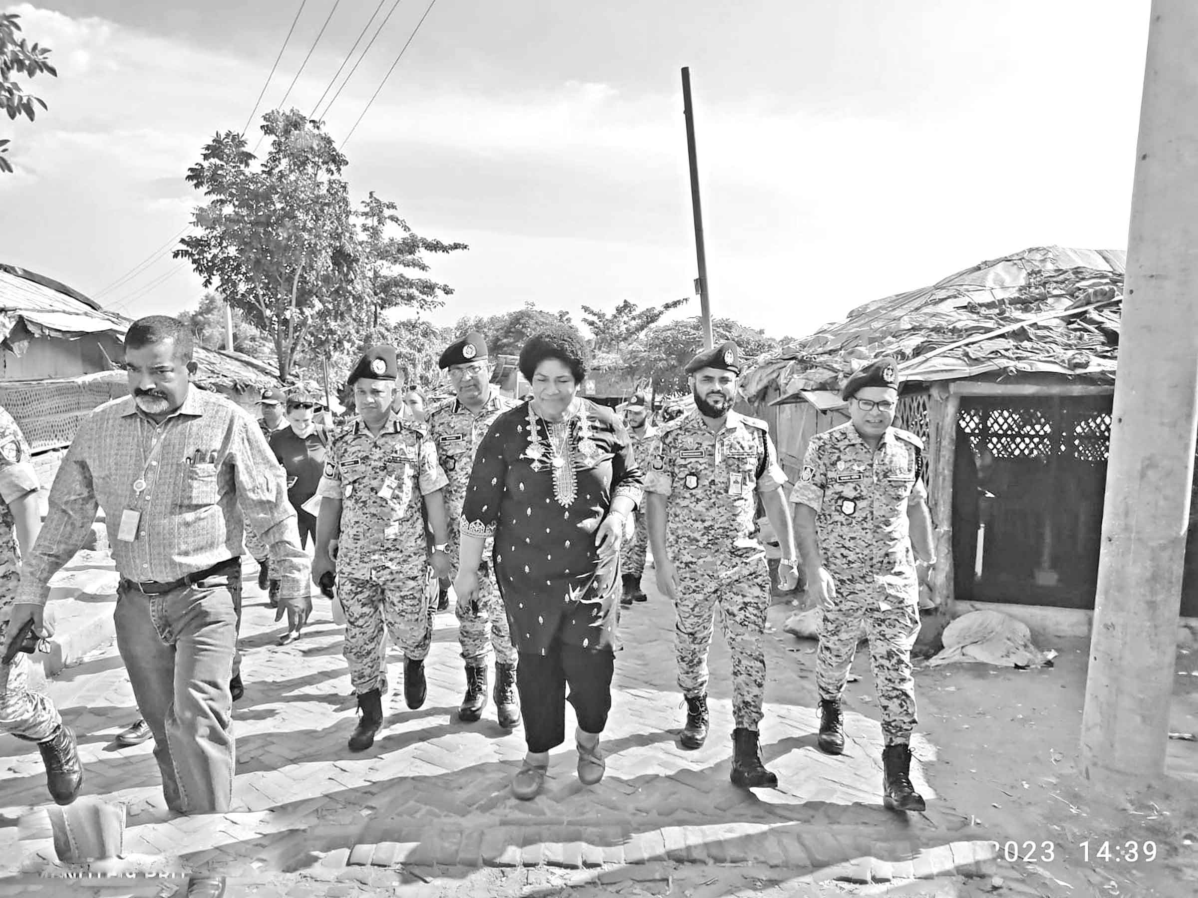 জাতিসংঘ সহকারী মহাসচিবের রোহিঙ্গা ক্যাম্প পরিদর্শন