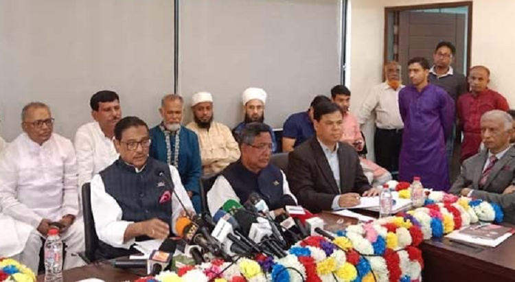 সময়ের সাথে বাস্তবতার আলোকে নির্বাচনী ইশতেহার প্রস্তুত করা হবে : ওবায়দুল কাদের