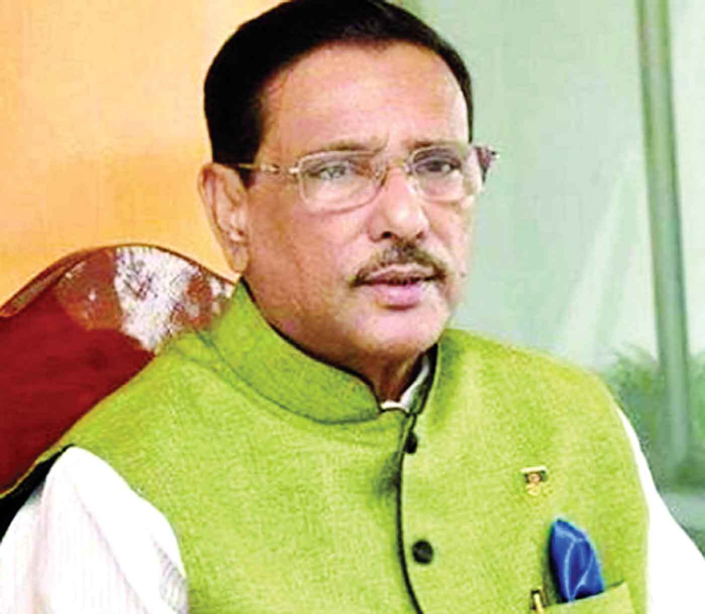 বিদেশি প্রভুদের কৃপায় নির্ভর বিএনপির রাজনীতি : কাদের
