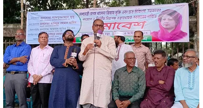গণতন্ত্র ফিরিয়ে আনতে রাস্তায় নামতে হবে : শামসুজ্জামান দুদু