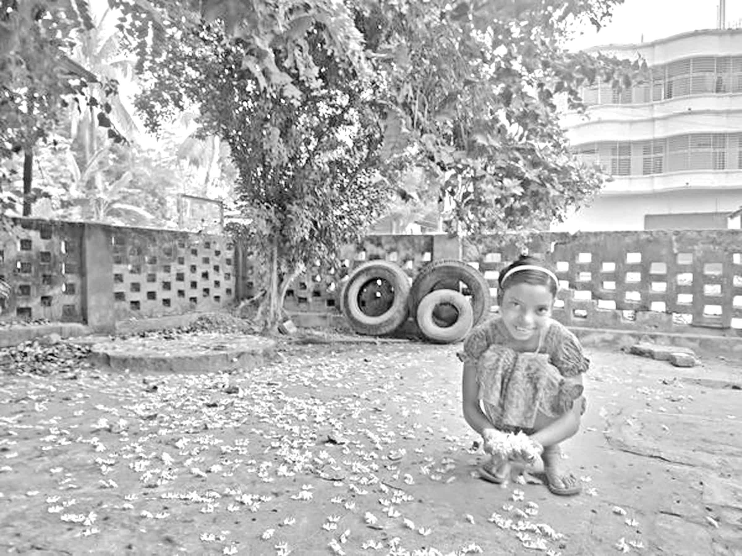 রাতে সুবাস ছড়িয়ে ভোরে বেদনা বুকে নিয়ে ঝরে শিউলি ফুল