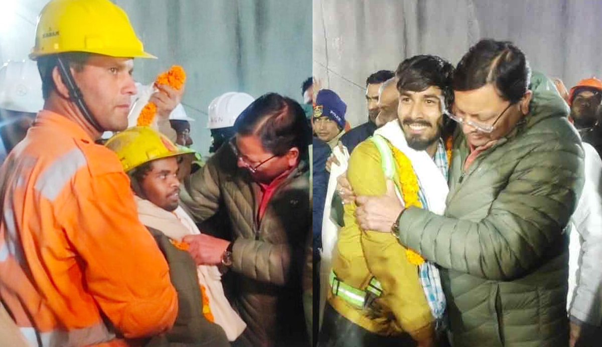 ১৭ দিন পর সুড়ঙ্গে আটকে পড়া ৪১ শ্রমিক জীবিত উদ্ধার