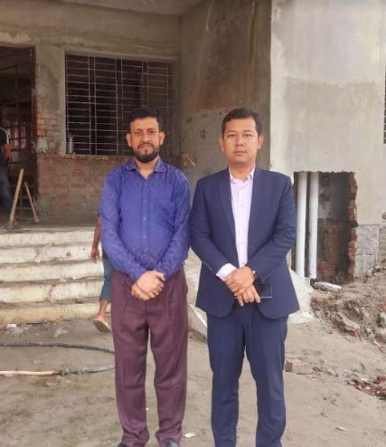 সোনাইমুড়ী ২০ শয্যা বিশিষ্ট হাসপাতালের নির্মাণ কাজ পরিদর্শন করলেন উপজেলা নির্বাহী অফিসার