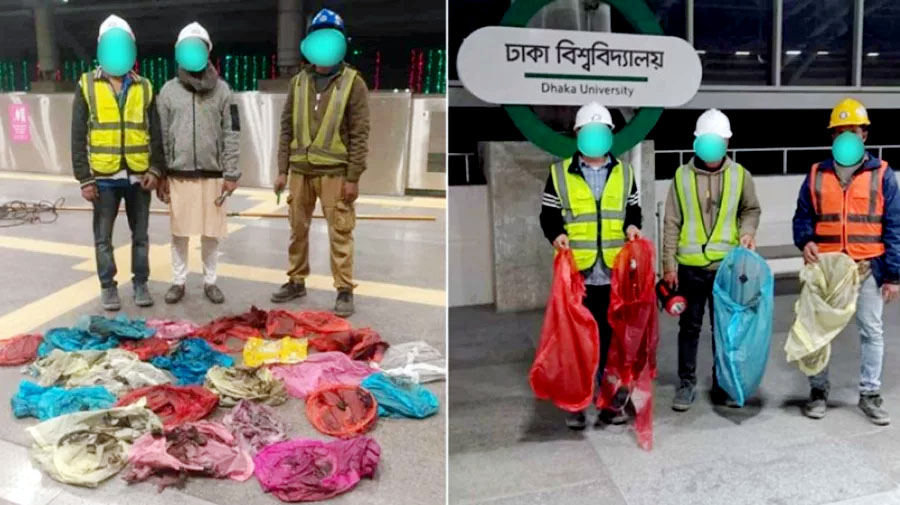 এবারও আটকানো যায়নি মেট্রোরেলে ফানুসের ‘আক্রমণ’