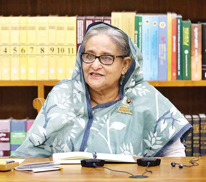 ভোটে কোনো সংঘাত চাই না :শেখ হাসিনা