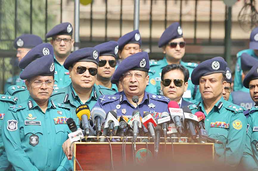 নাশকতার চেষ্টা করলে তার ফলাফল ভালো হবে না : আইজিপি