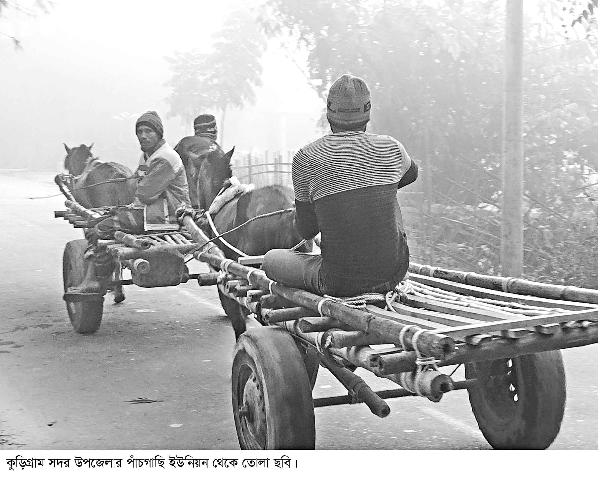 শৈত্যপ্রবাহের কারণে ফের জেঁকে বসেছে শীত