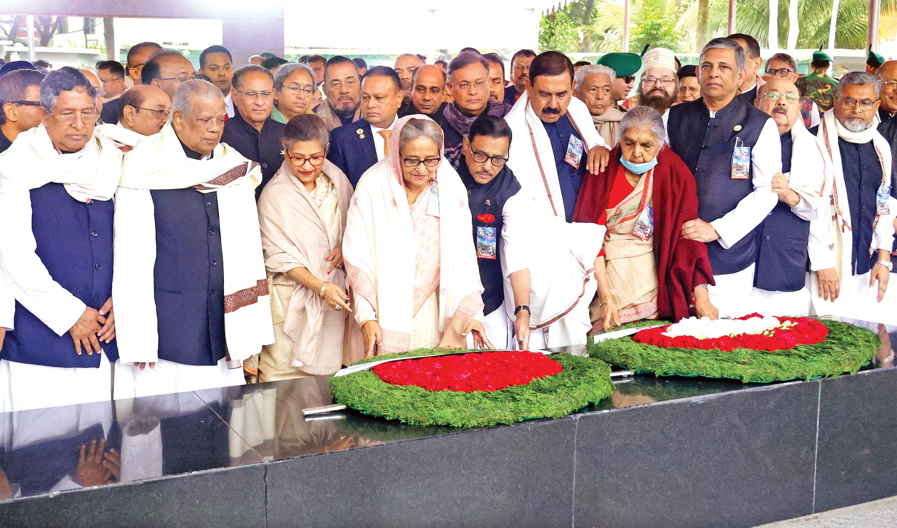স্বদেশ প্রত্যাবর্তন দিবসে বঙ্গবন্ধুর প্রতি শ্রদ্ধা