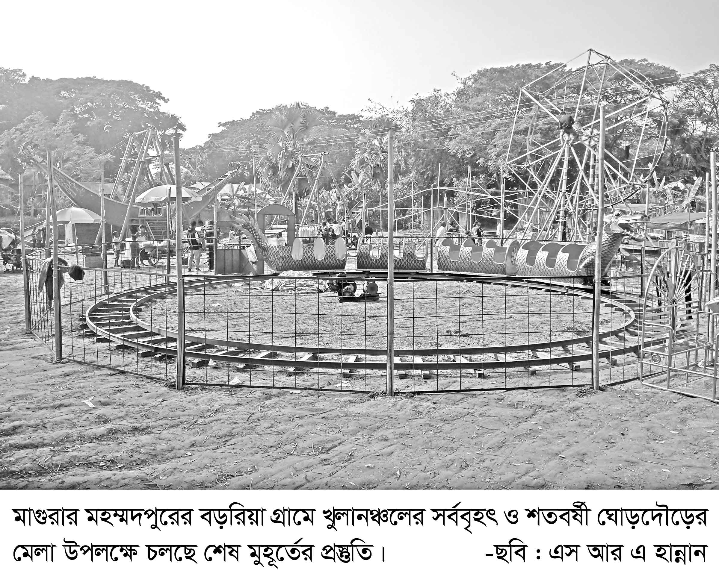 খুলনা অঞ্চলের সর্ববৃহৎ ঘোড়দৌড় আজ, ২০ গ্রামে উৎসব