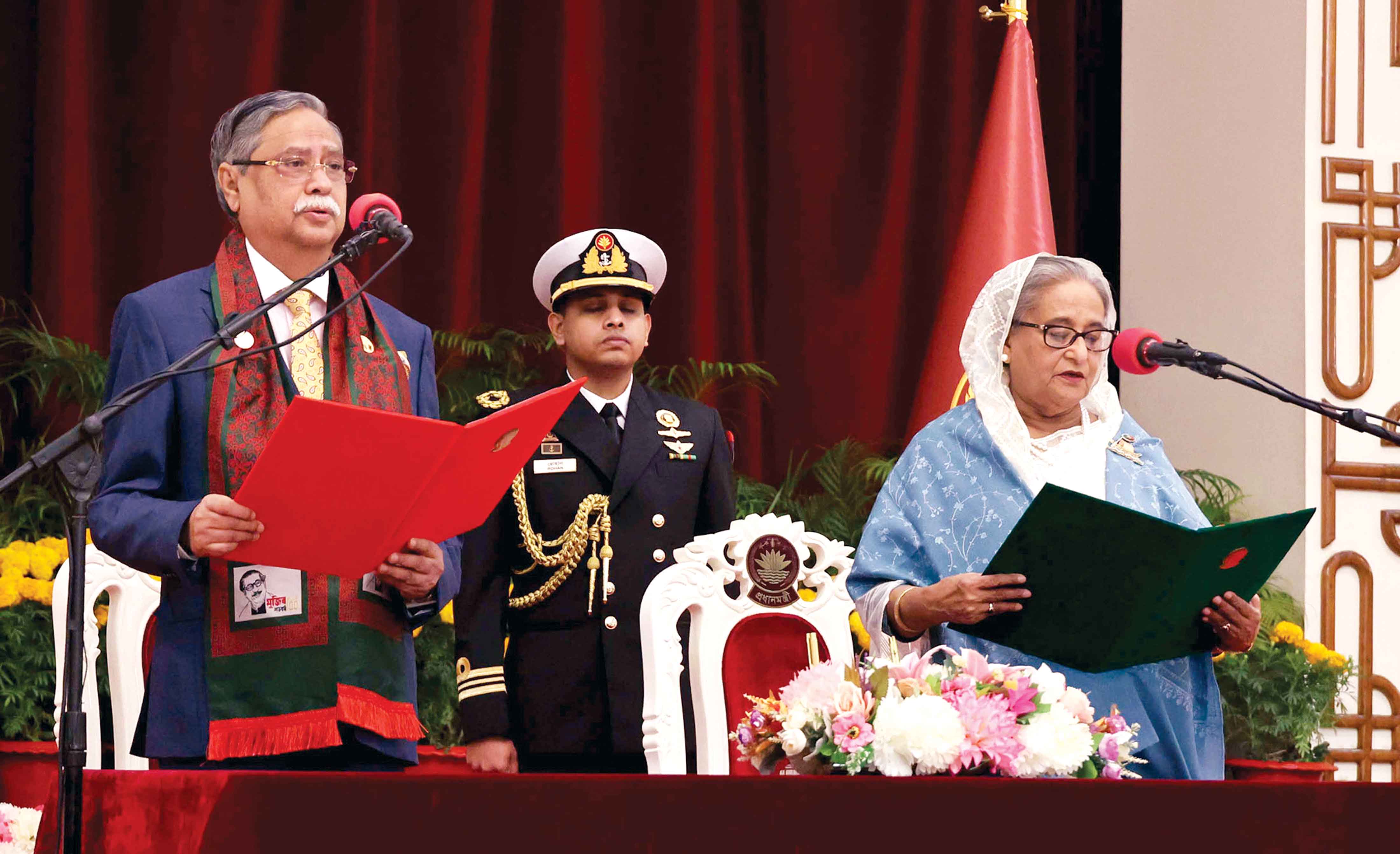 শেখ হাসিনা পঞ্চমবার প্রধানমন্ত্রী