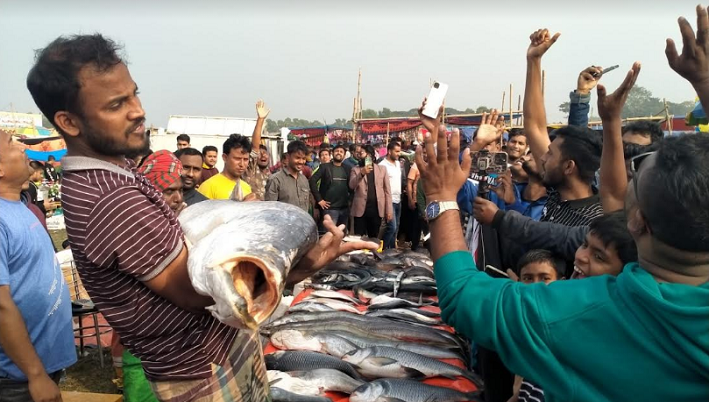 গাজীপুরে জামাইদের মাছের মেলা