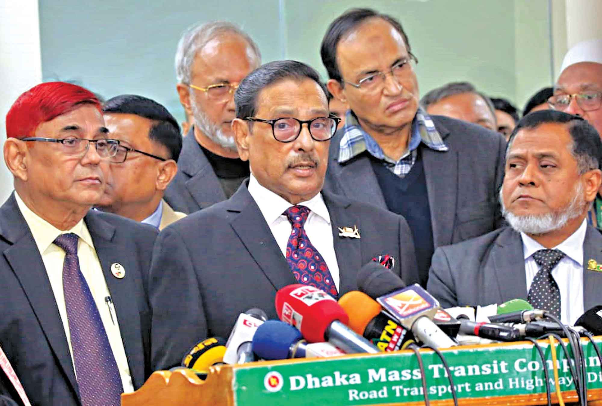 স্মার্ট দেশ বিনির্মাণে মেট্রোরেল অনন্য মাইলফলক : কাদের