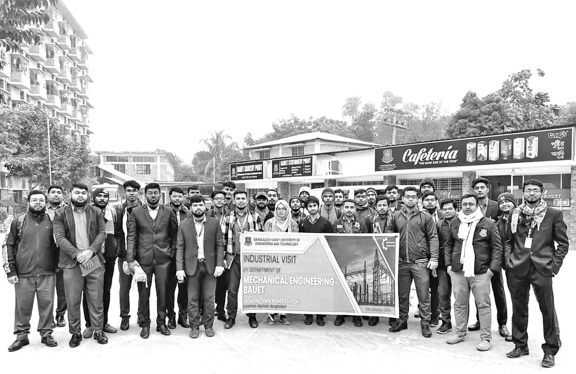 বাউয়েটের মেকানিক্যাল ইঞ্জিনিয়ারিং বিভাগের শিক্ষার্থীদের শিক্ষা সফর