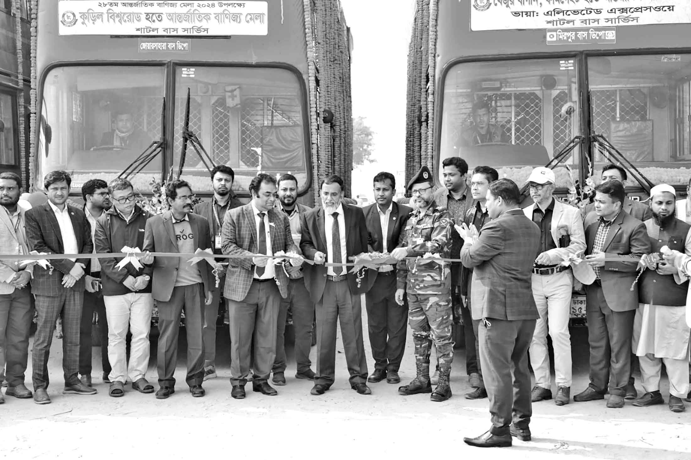 ২৮তম ঢাকা আন্তর্জাতিক বাণিজ্য মেলায় বিআরটিসি বাস সার্ভিস উদ্বোধন